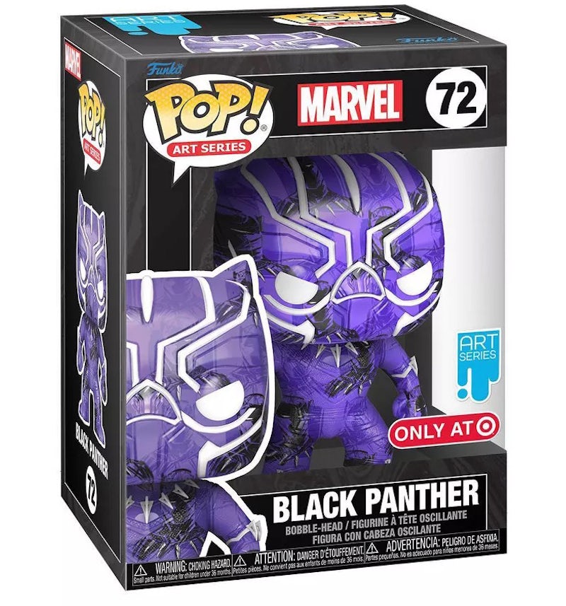 Funko Pop! Art Series Marvel Black Panther Target Exclusive Figure