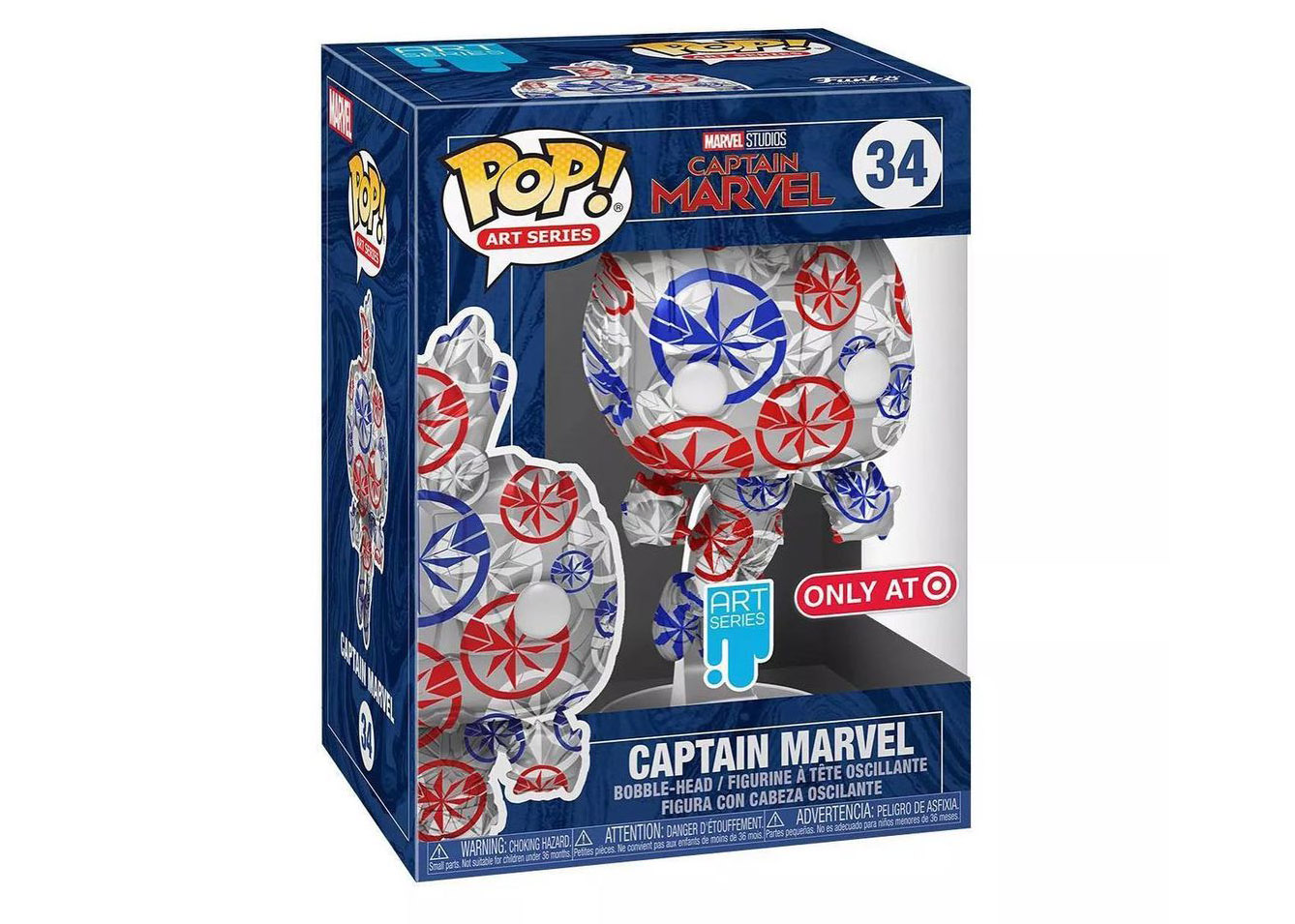 Funko Pop! Art Series Marvel Captain Marvel Target Exclusive