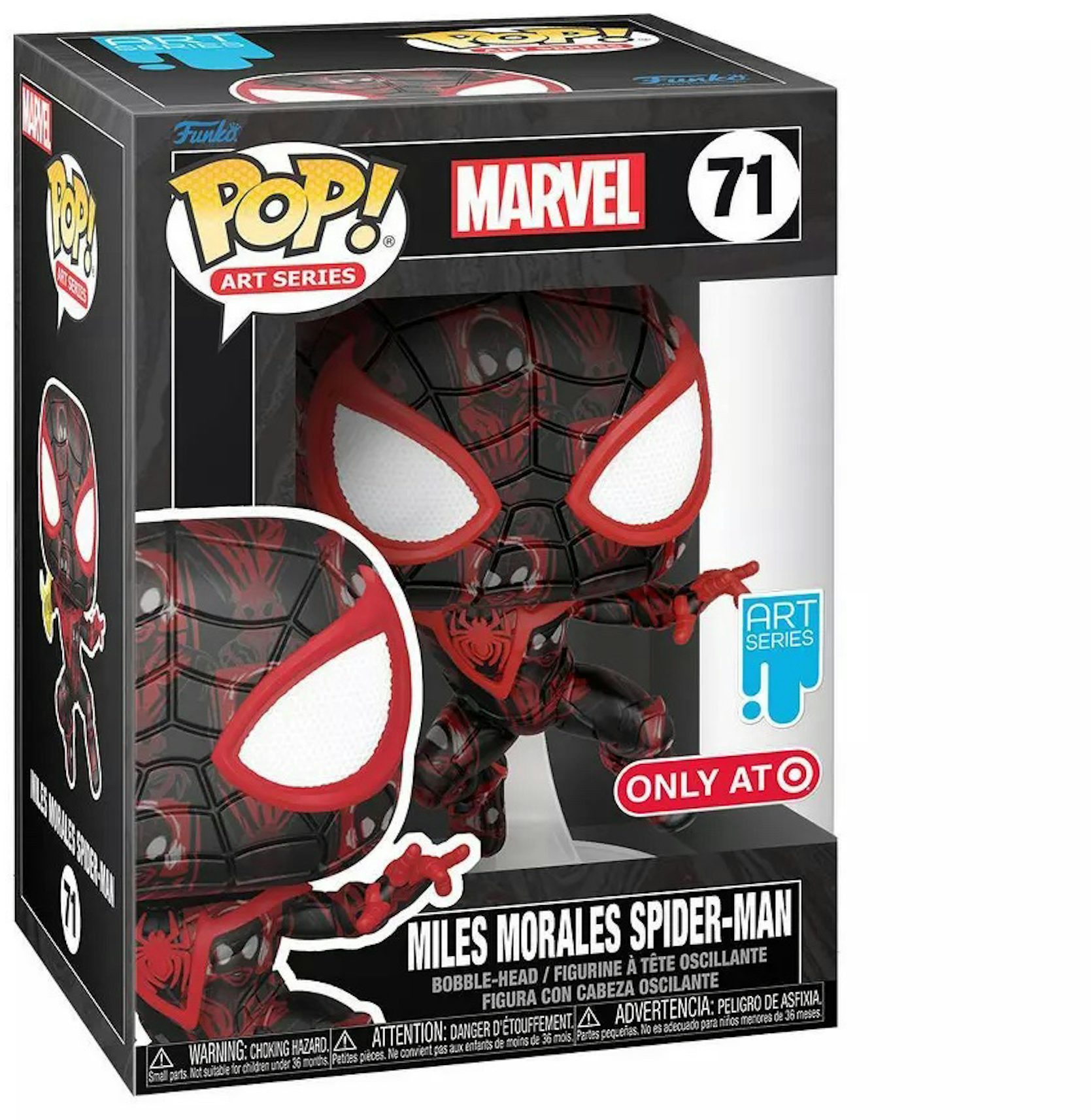 Funko Pop! Art Series Marvel Miles Morales Spider-Man Target Exclusive  Figure #71 - US
