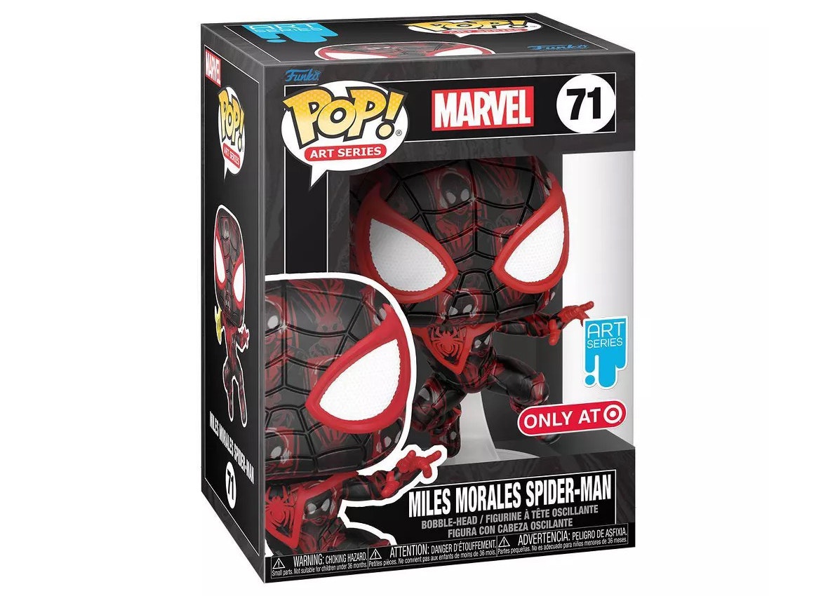 Funko Pop! Art Series Marvel Miles Morales Spider-Man Target Exclusive  Figure #71 US