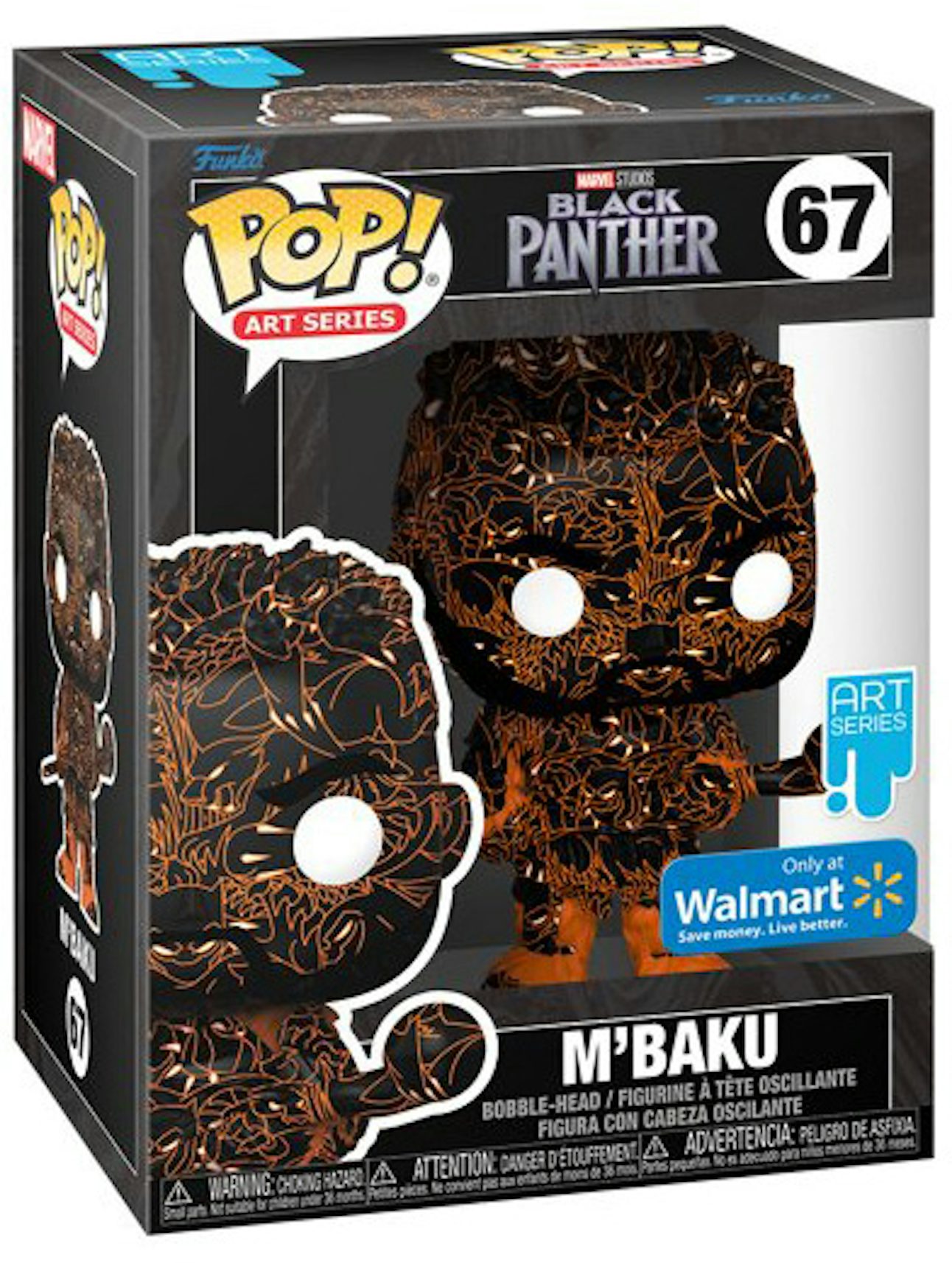 Funko Pop! Art Series Marvel Studios Black Panther M'Baku Art Series  Walmart Exclusive Figure #67 - Us