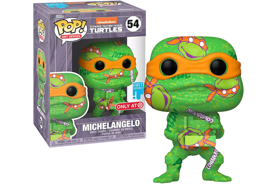 Funko Pop! Art Series Teenage Mutant Ninja Turtles Michelangelo Target Exclusive Figure #54