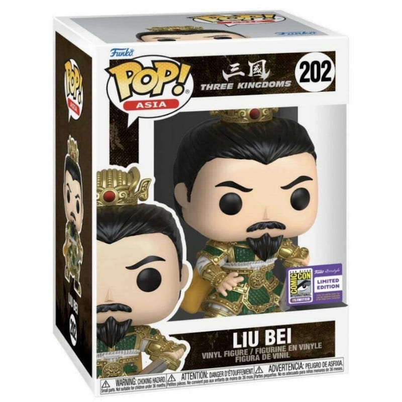 Funko Pop! Asia: Three Kingdoms Liu Bei (2023 SDCC) Figure #202