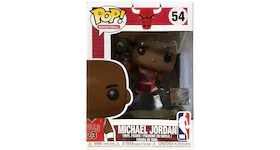 Funko Pop! Basketball Bulls Michael Jordan Red Jersery NBA Sticker Figure #54