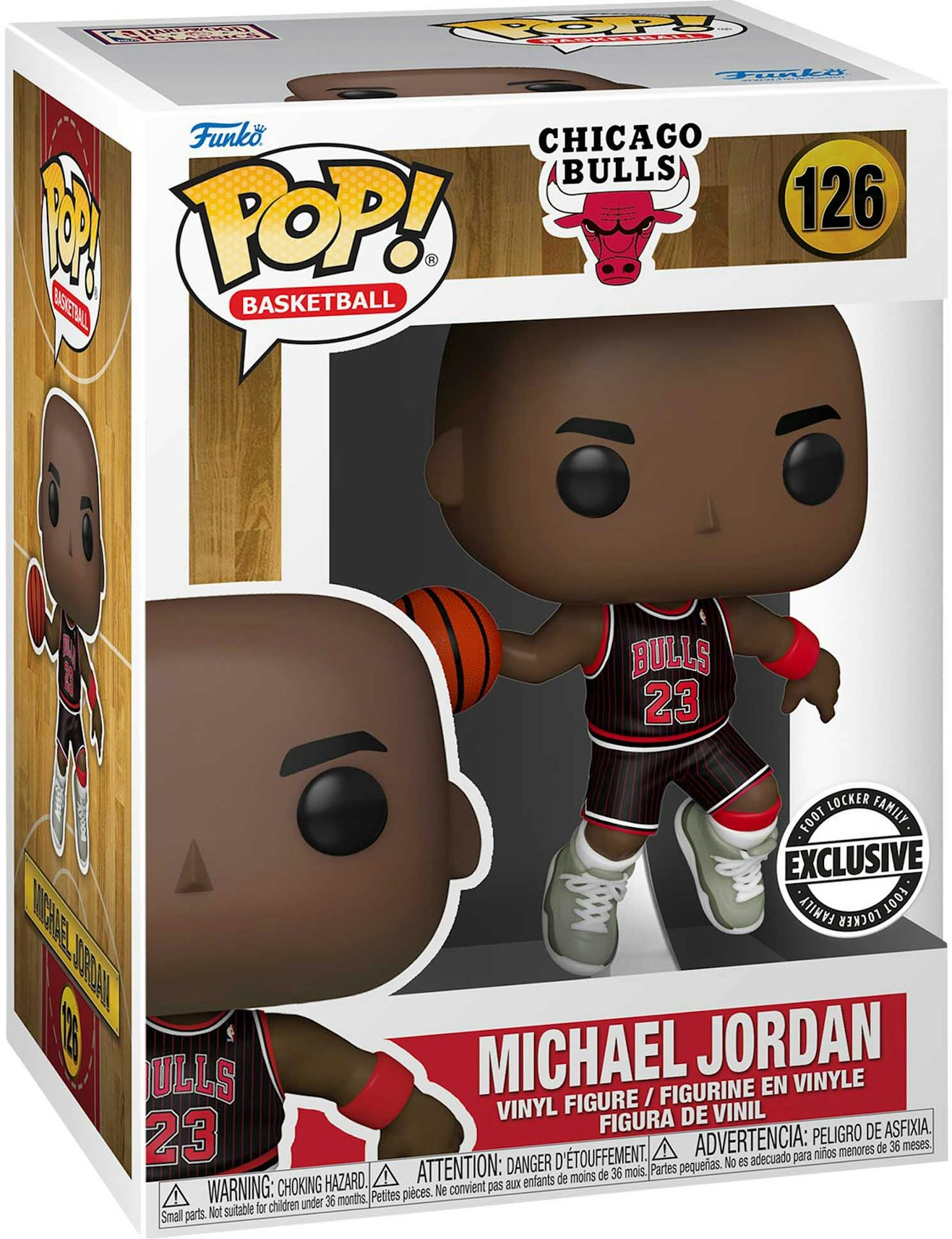 Funko Pop! Basketball: UNC Michael Jordan (Home Jersey) Exclusive