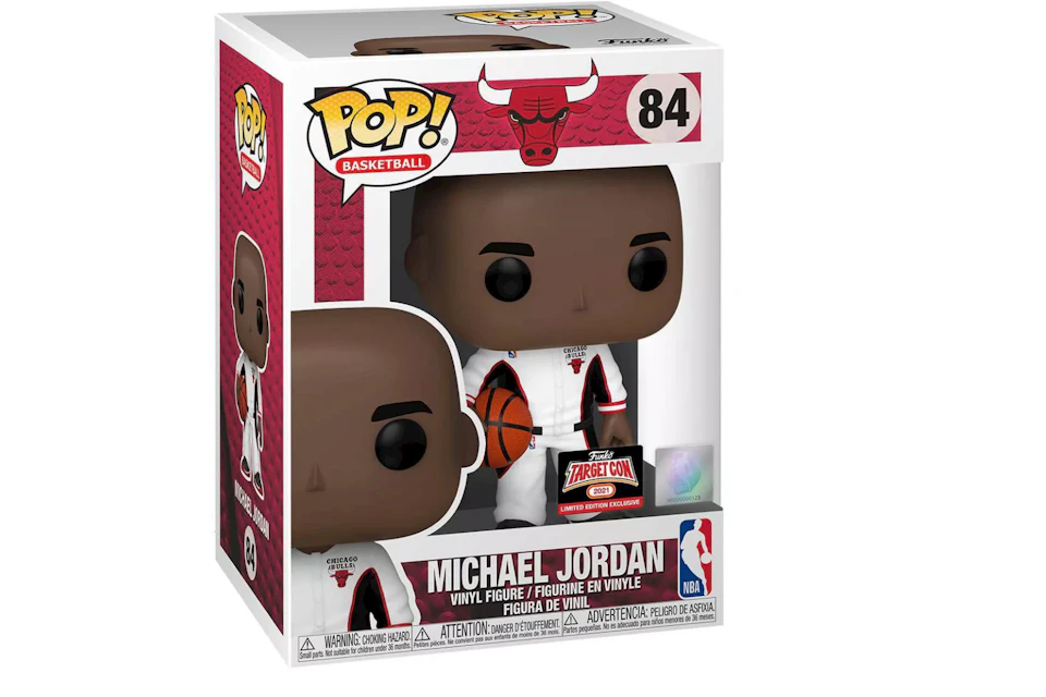 Funko Pop! Basketball Chicago Bulls Michael Jordan (White Warmup) Target Con Exclusive Figure #84