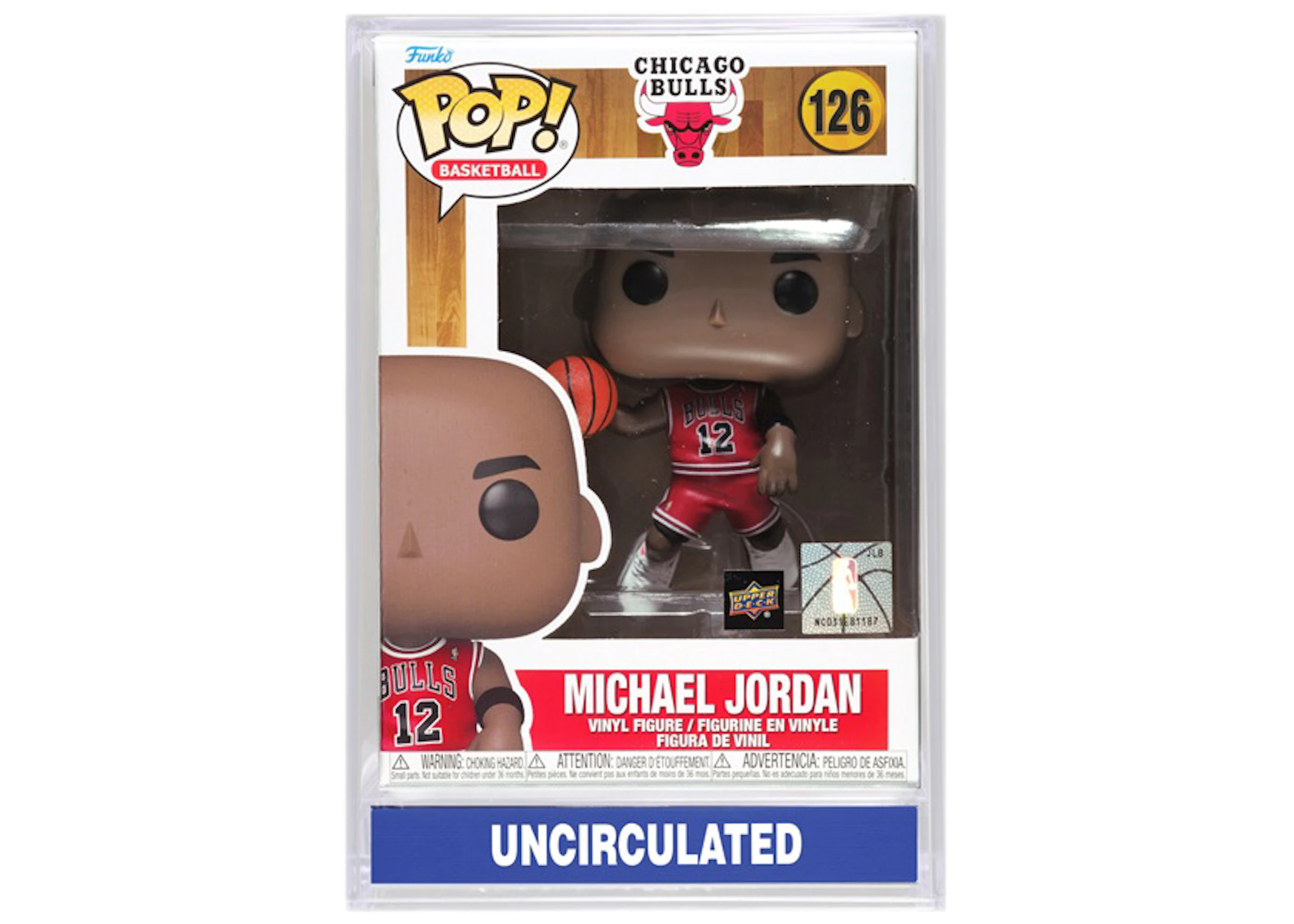 mando Velas canal Funko Pop! Basketball Chicago Bulls Michael Jordan with Slabbed Case Upper  Deck Exclusive Figure #126 - ES