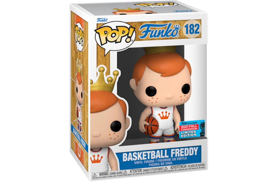 Funko Pop! Basketball Freddy 2021 Fall Convention Exclusive Figure #182