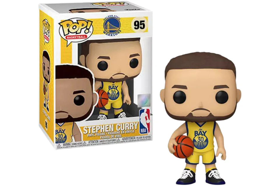 Funko Pop! Basketball Golden State Warriors Steph Curry Alternative Uniform Figure #95