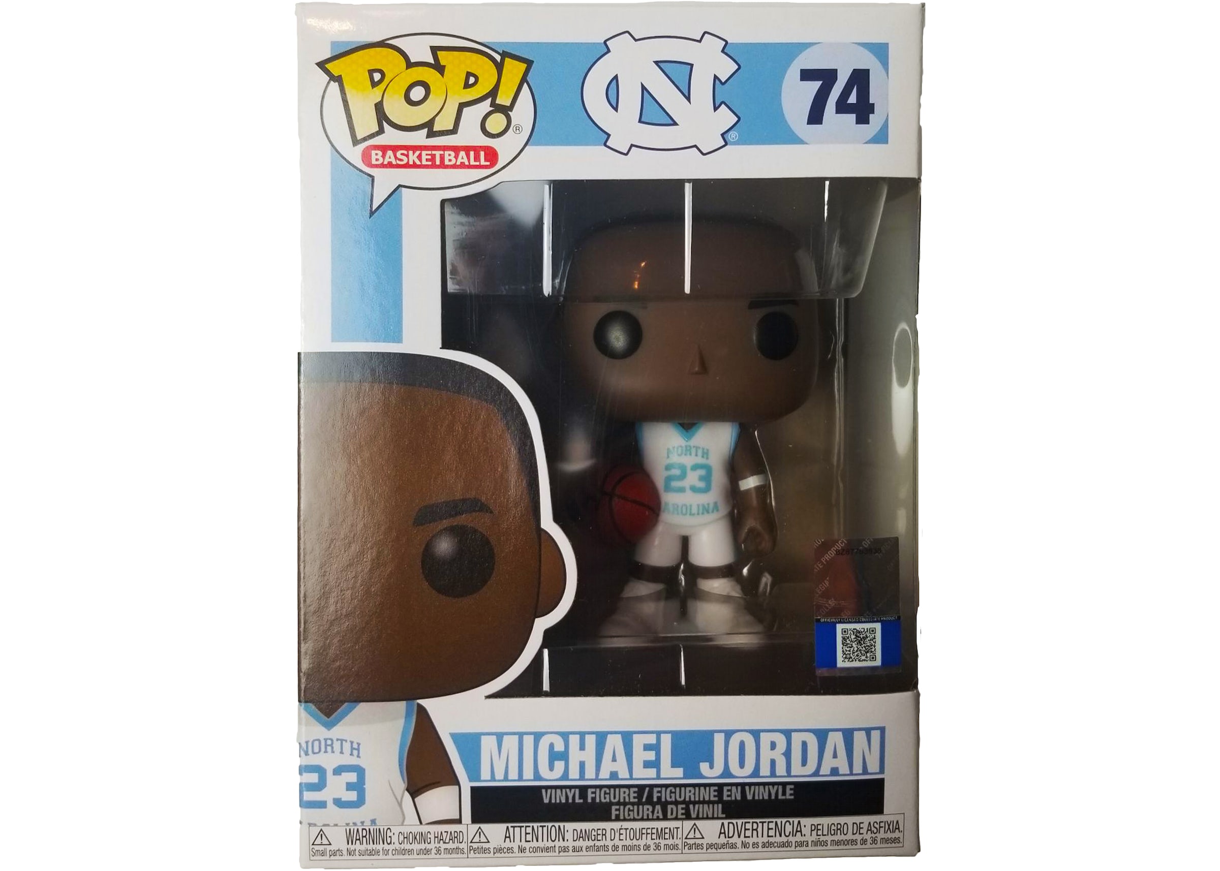 Funko Pop! Basketball Michael Jordan North Carolina Jersey Figure #74 - US