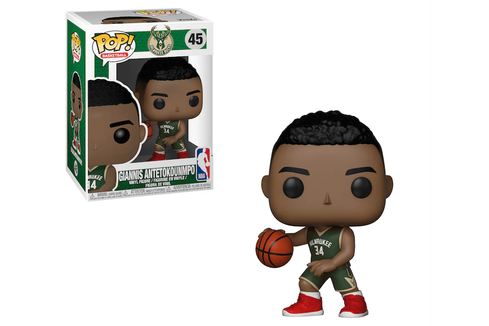 Funko Pop! Basketball Milwaukee Bucks Giannis Antetokounmpo Figure #45
