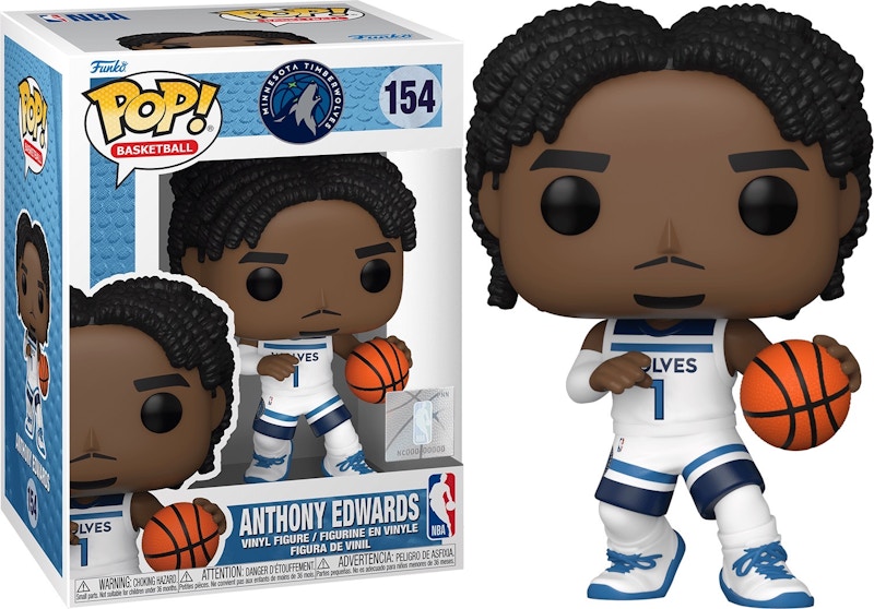 Funko Pop! Basketball: Minnesota Timberwolves Anthony Edwards Figure #154