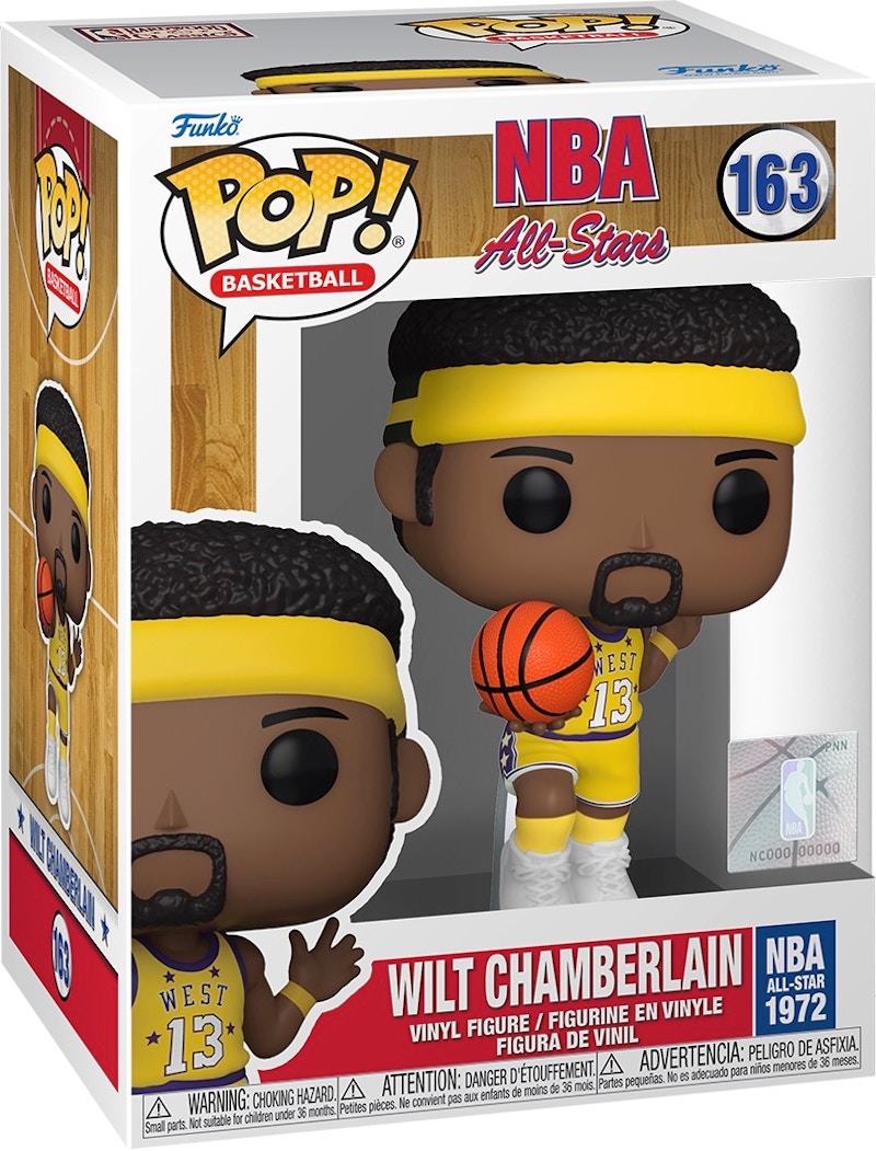 Funko Pop! Basketball: NBA AllStars Wilt Chamberlain Figure #163