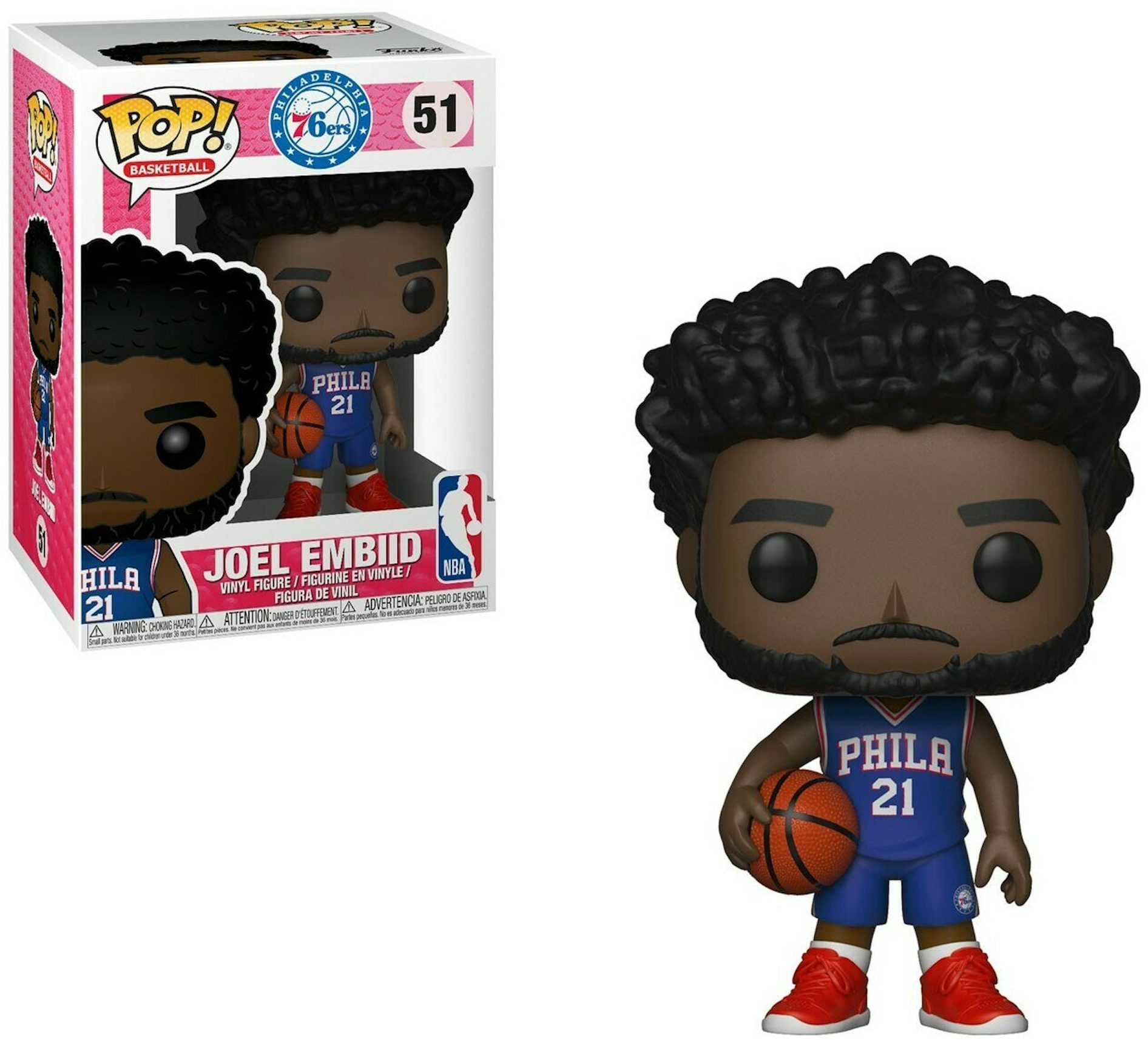 Funko Pop! Basketball NBA Stephen Curry (Blue Jersey) Fanatics Exclusive  Figure #43 - US