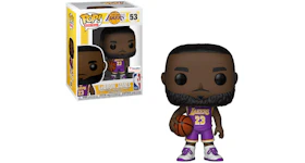 Funko Pop! Basketball NBA LeBron James Lakers (Purple Jersey) Fanatics Exclusive Figure #53