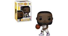 Funko Pop! Basketball NBA LeBron James Lakers (White Jersey) Figure #52