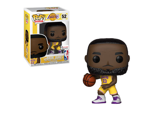 Funko Pop! Basketball NBA LeBron James Lakers (Yellow Jersey) Footlocker Exclusive Figure #52