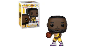 Funko Pop! Basketball NBA LeBron James Lakers (Yellow Jersey) Footlocker Exclusive Figure #52