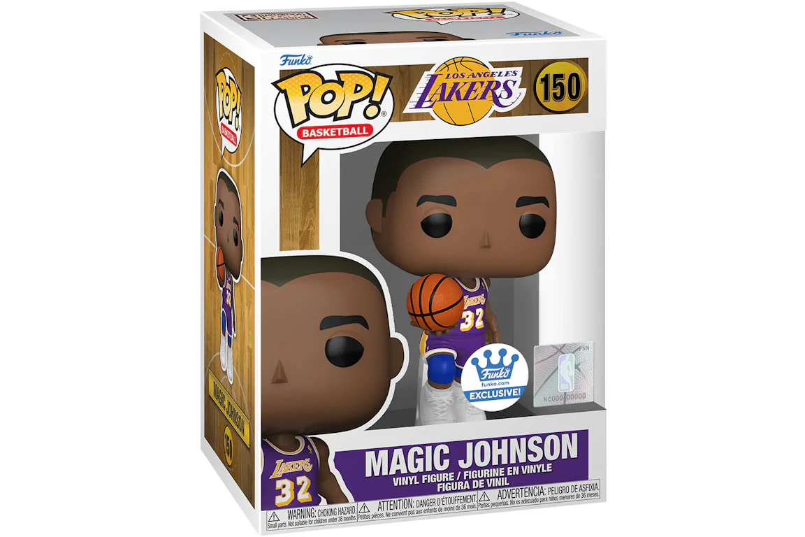 Funko Pop! Basketball NBA Los Angeles Lakers Magic Johnson Funko Shop Exclusive Figure #150