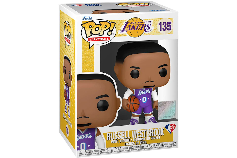 Funko Pop! Basketball NBA Los Angeles Lakers Russell Westbrook (City Edition Jersey) Figure #135