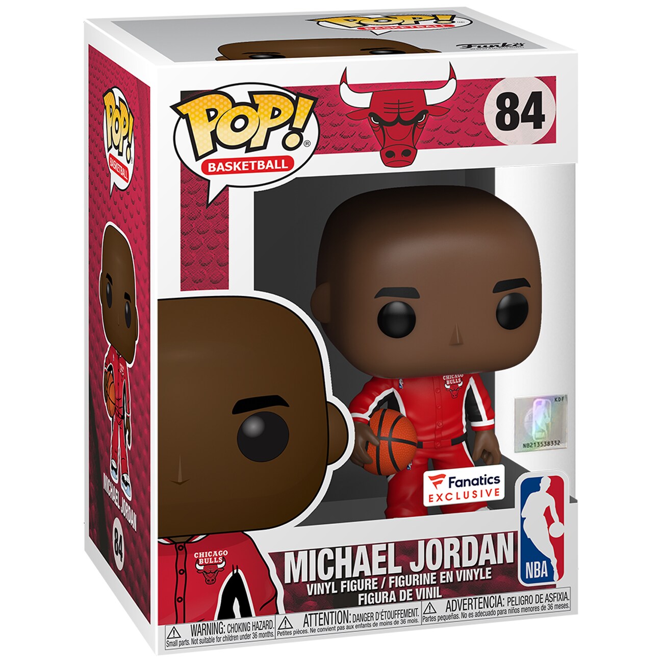 Funko Pop! Basketball NBA Michael Jordan (Bulls Warmups) Fanatics