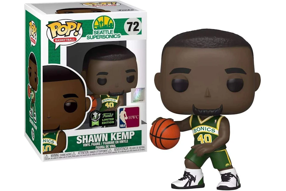 Funko Pop! Basketball NBA Shawn Kemp ECCC Exclusive Figure #72