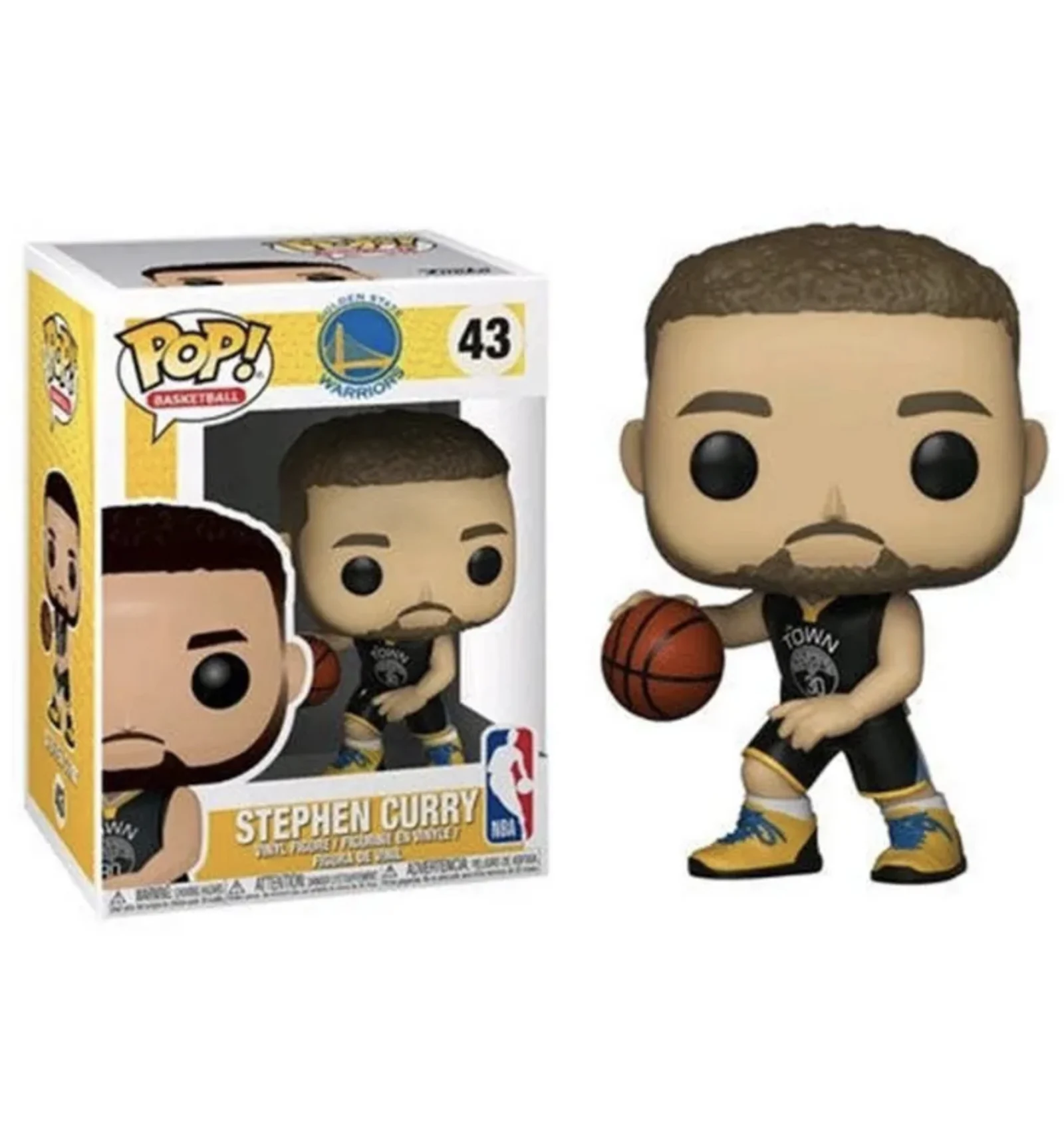 Funko Pop Basketball NBA Stephen Curry Figure 43