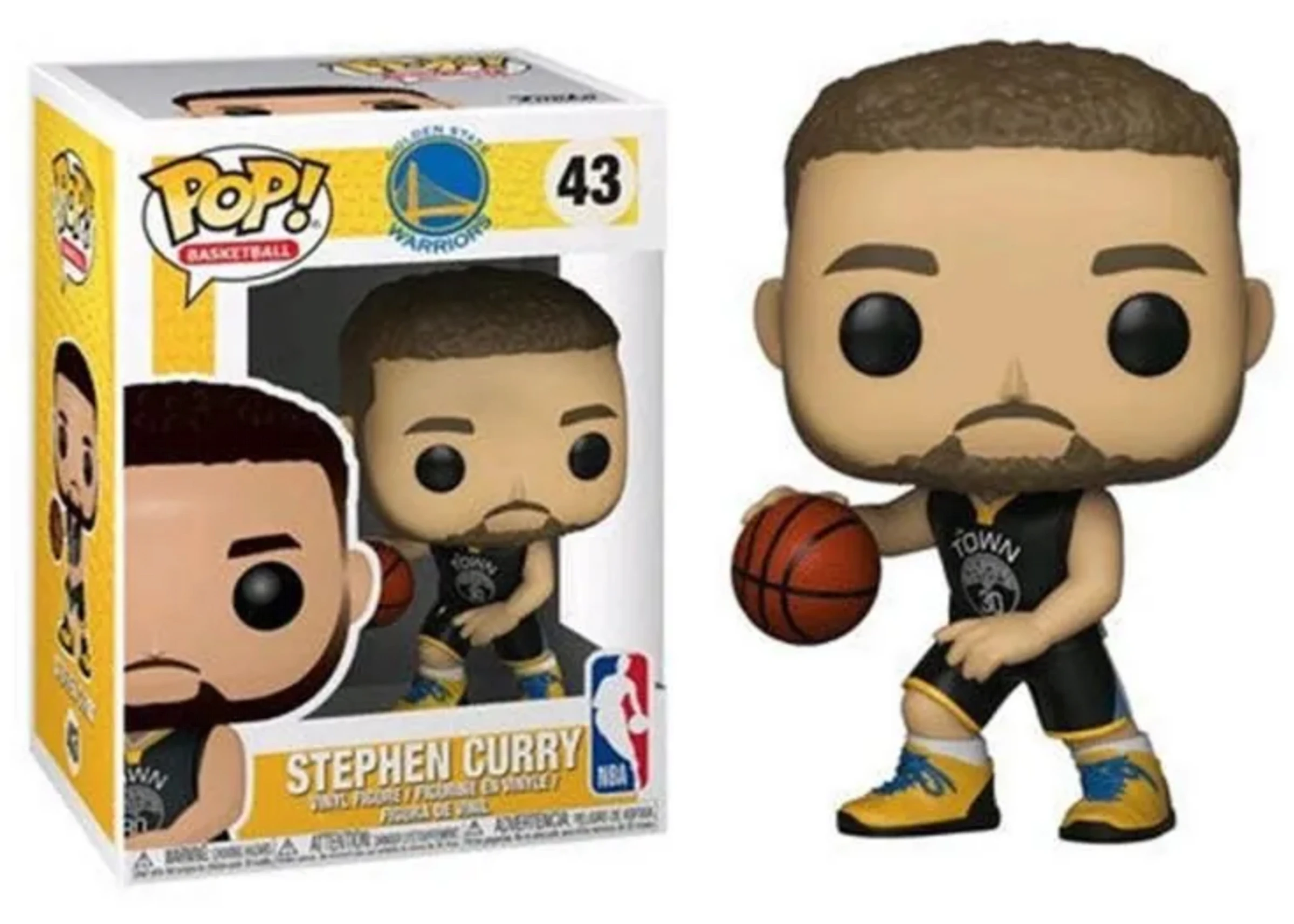 Funko Pop! Basketball NBA Stephen Curry Figure #43 - US
