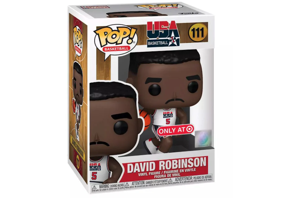 Funko Pop! Basketball USA Basketball David Robinson Target Exclusive Figure #111