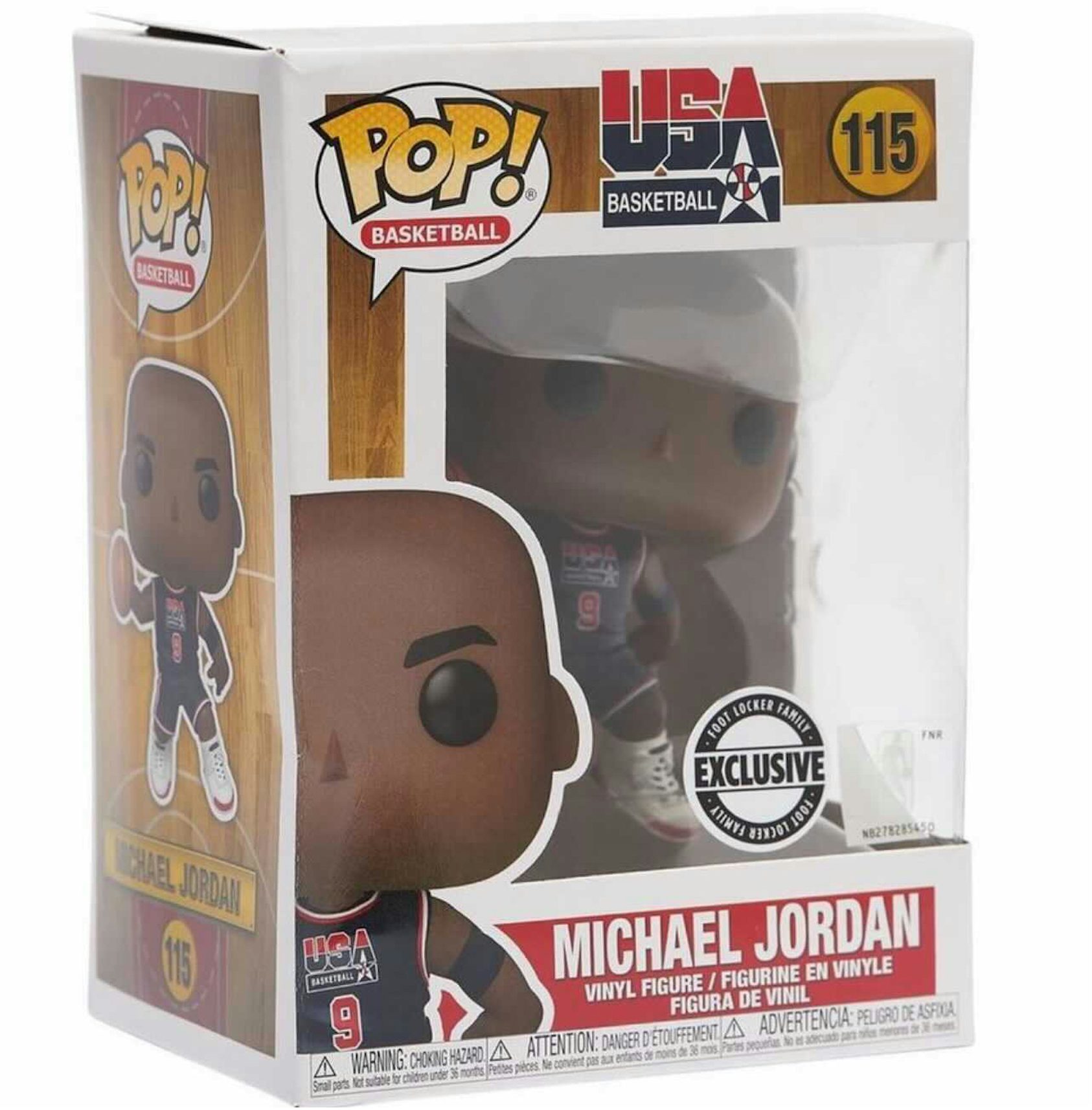 Pop! NBA Bulls Michael Jordan Vinyl Figure (Black Jersey) #55 Exclusive