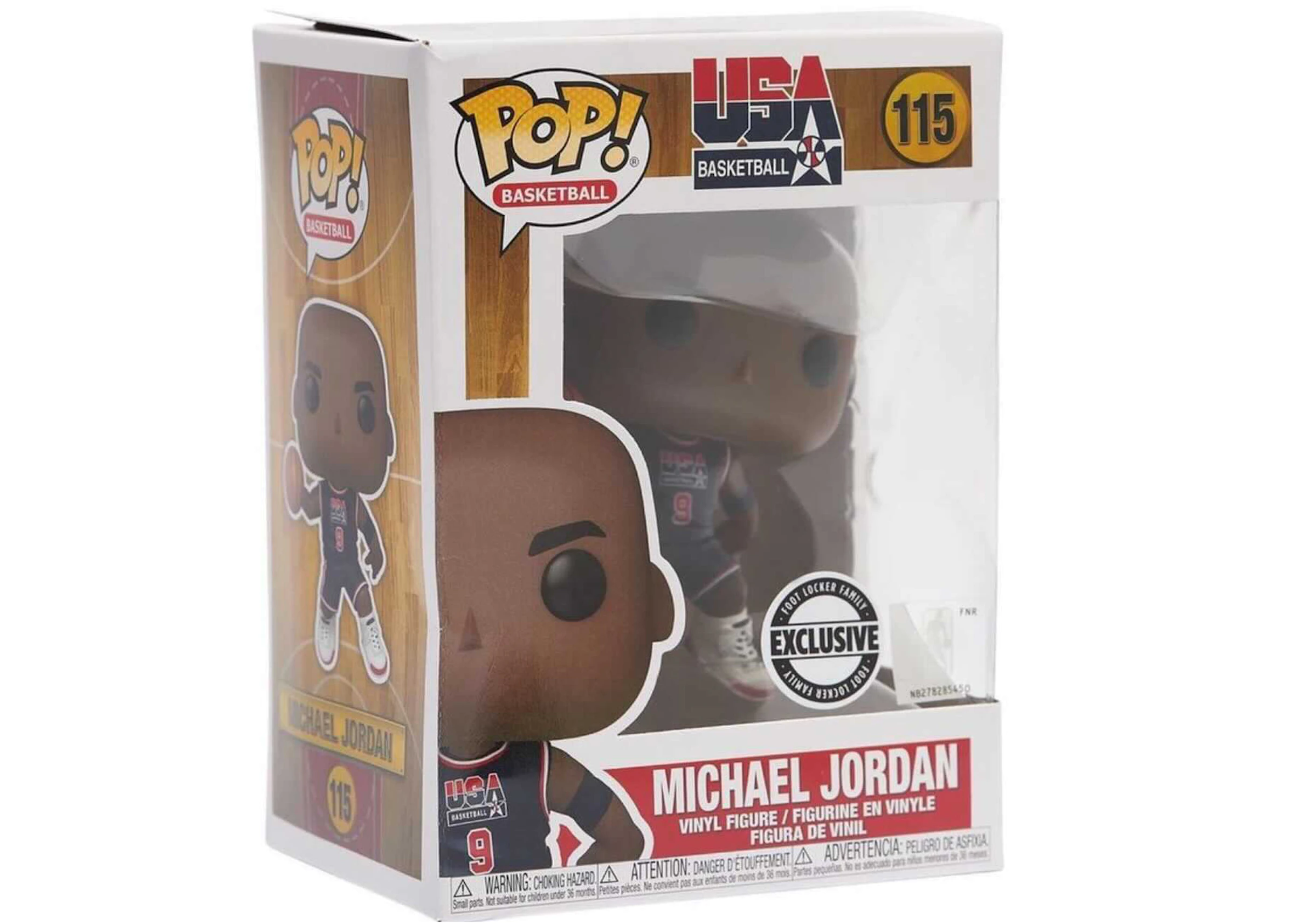 Funko Pop! Basketball USA Michael Jordan Foot Locker Family Exclusive Figure #115 - FW21 - ES