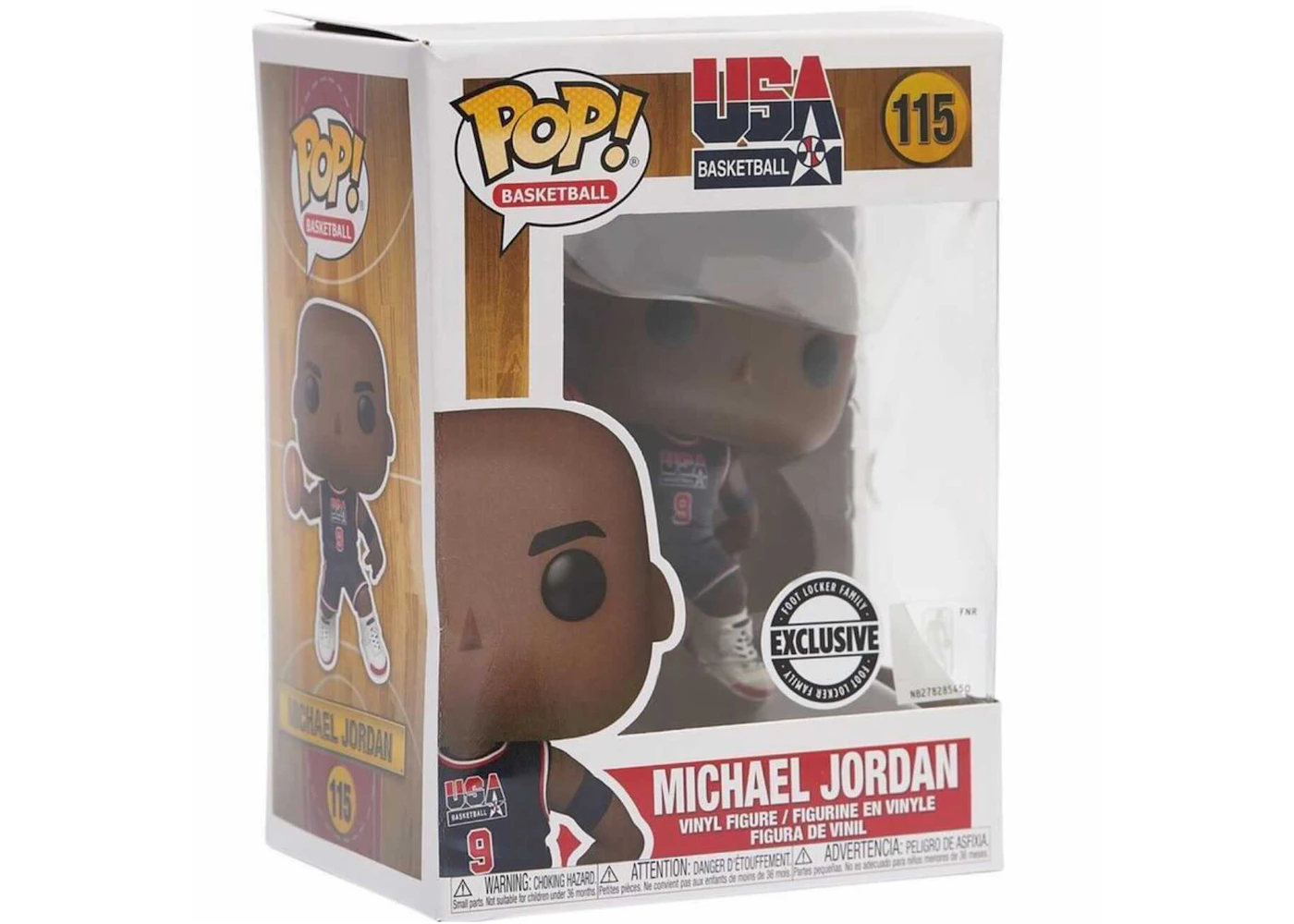 Funko Pop! Basketball USA Basketball Michael Jordan Foot Locker Family Exclusive Figure #115