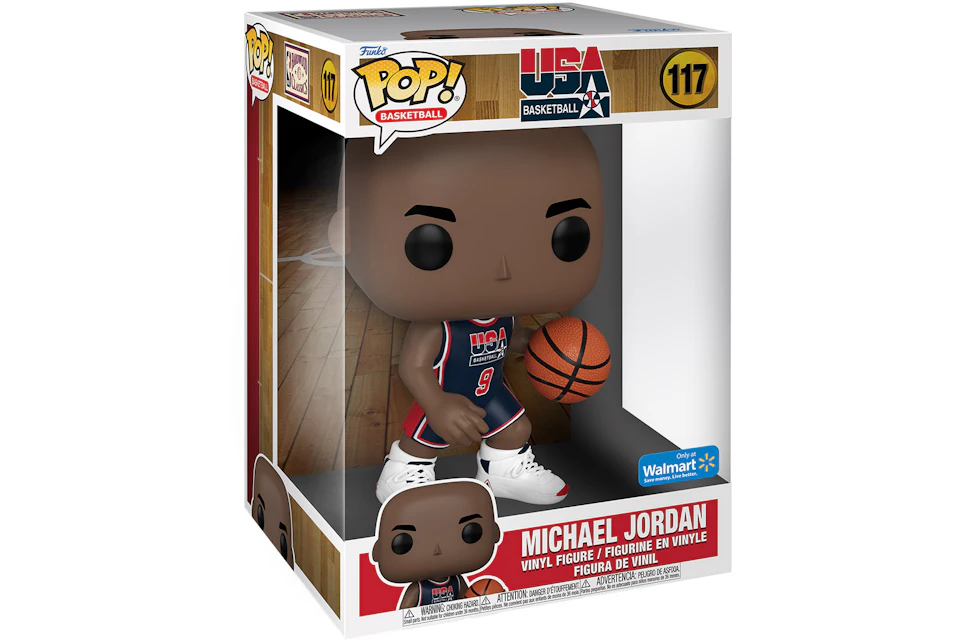 Funko Pop! Basketball USA Basketball Michael Jordan 10 Inch Walmart Exclusive Figure #117