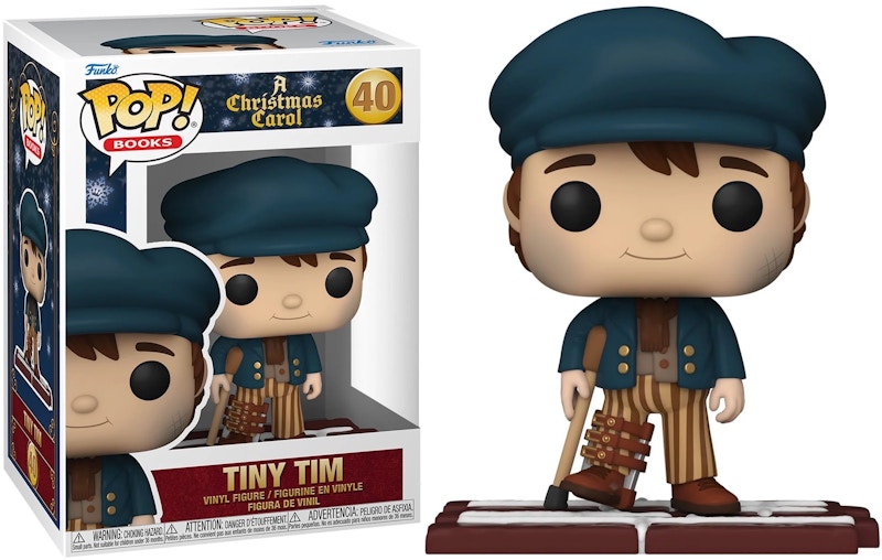 Funko Pop! Books: Christmas Carol Tiny Tim Figure #40