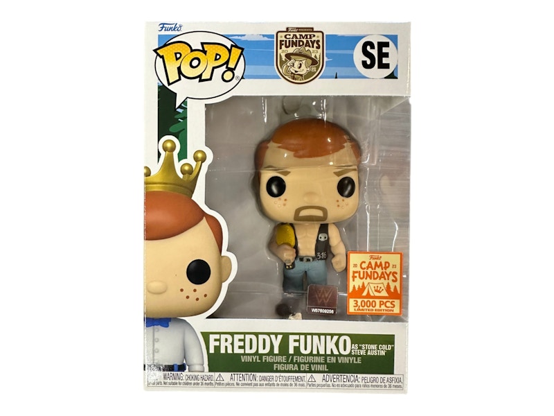 Funko Pop! Camp Fundays: Freddy As "Stone Cold" Steve Austin (2023 Camp Fundays)(3,000PCS) Figure #SE