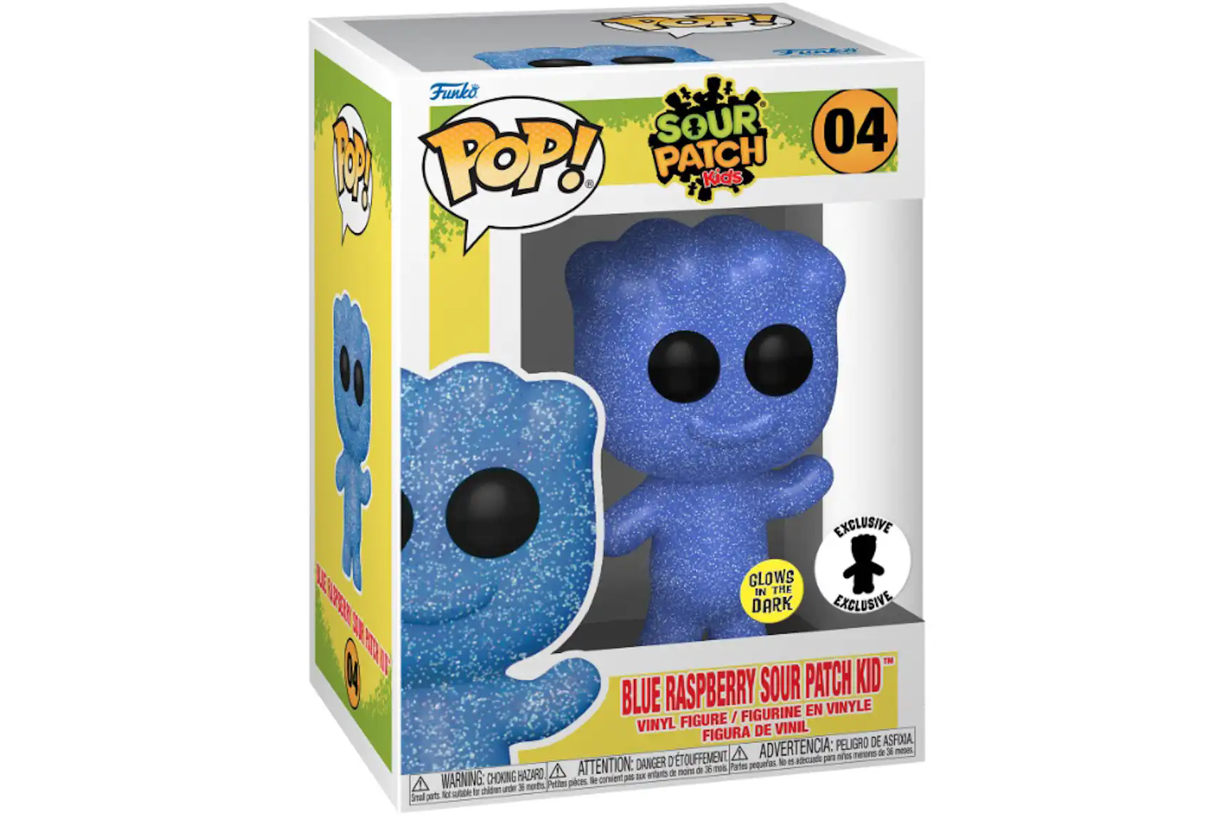 Funko Pop! Candy Sour Patch Kids Blue Raspberry Sour Patch Kid GITD ...