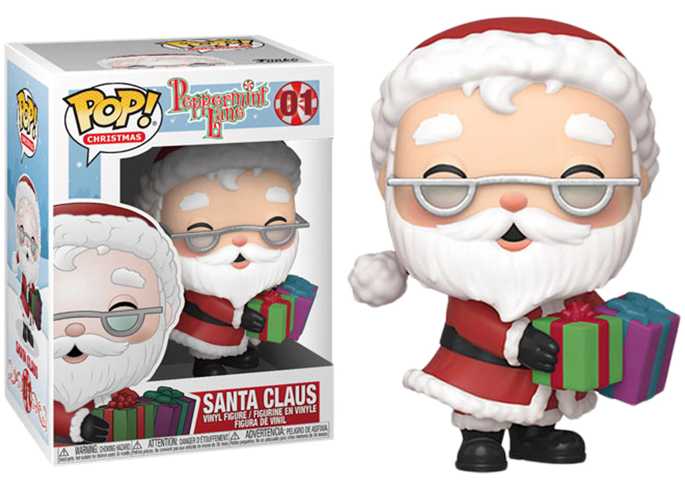 Funko Pop! Christmas Peppermint Lane Santa Claus Figure 01 MX Funko Pop Christmas