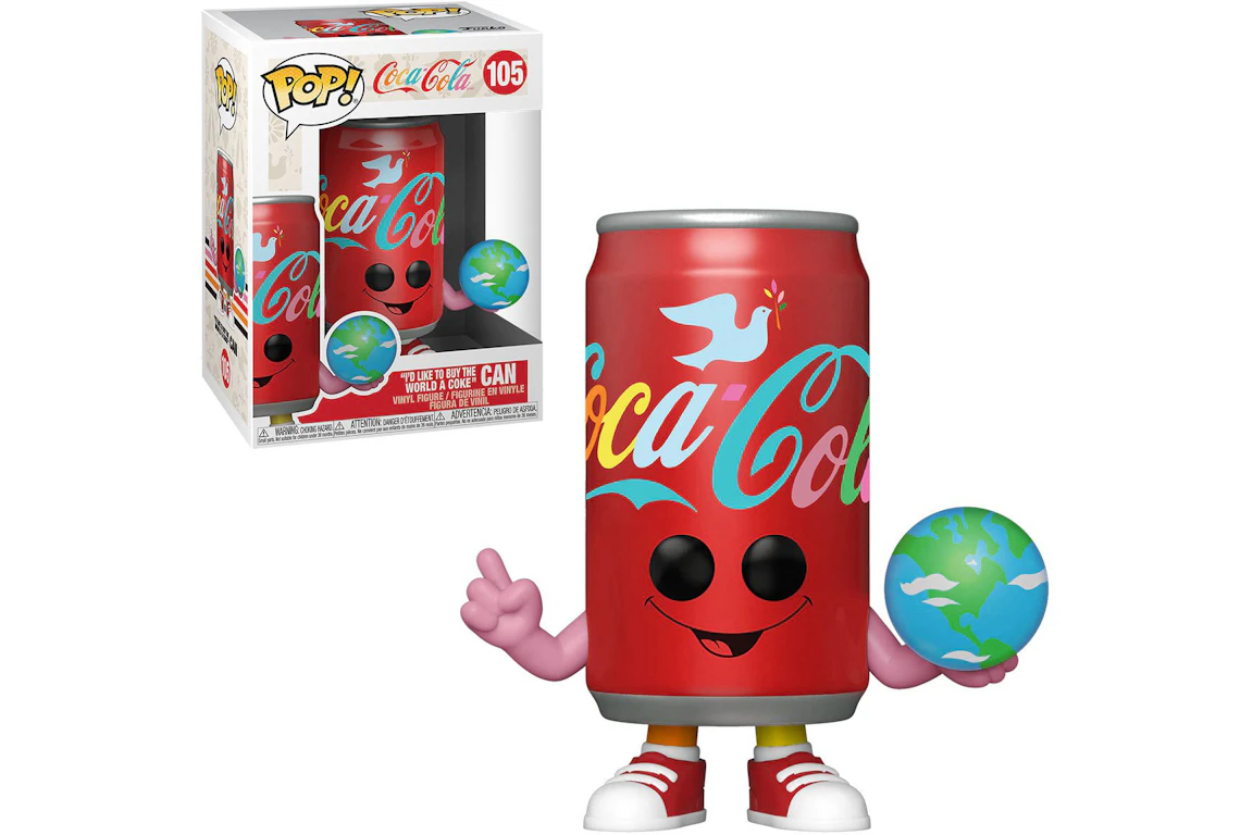 Funko Pop! Coca-Cola "I'd like to buy the World a Coke" Can Figure #105