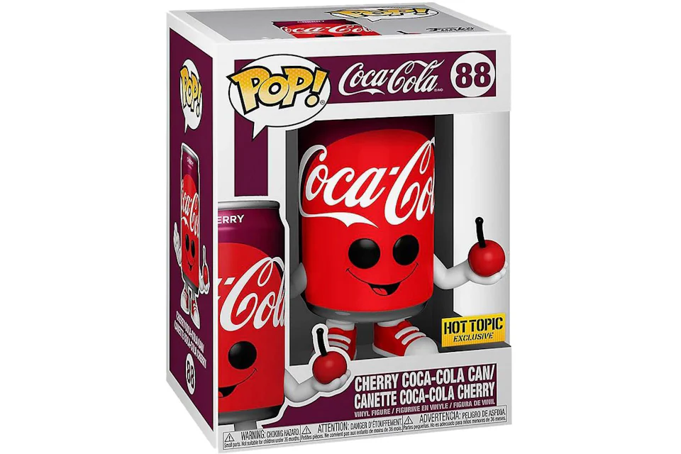 Funko Pop! Cola-Cola Cherry Coca-Cola Can Hot Topic Exclusive Figure #88