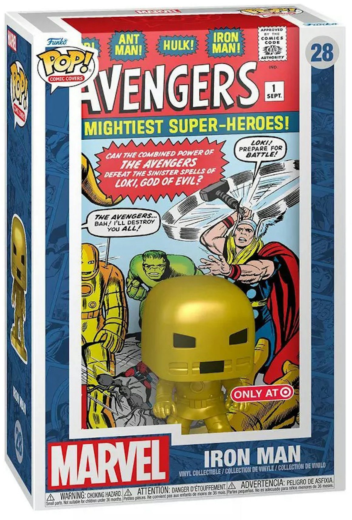 Funko Pop! Comic Covers Marvel Iron Man Target Exclusive Figure #28 - US