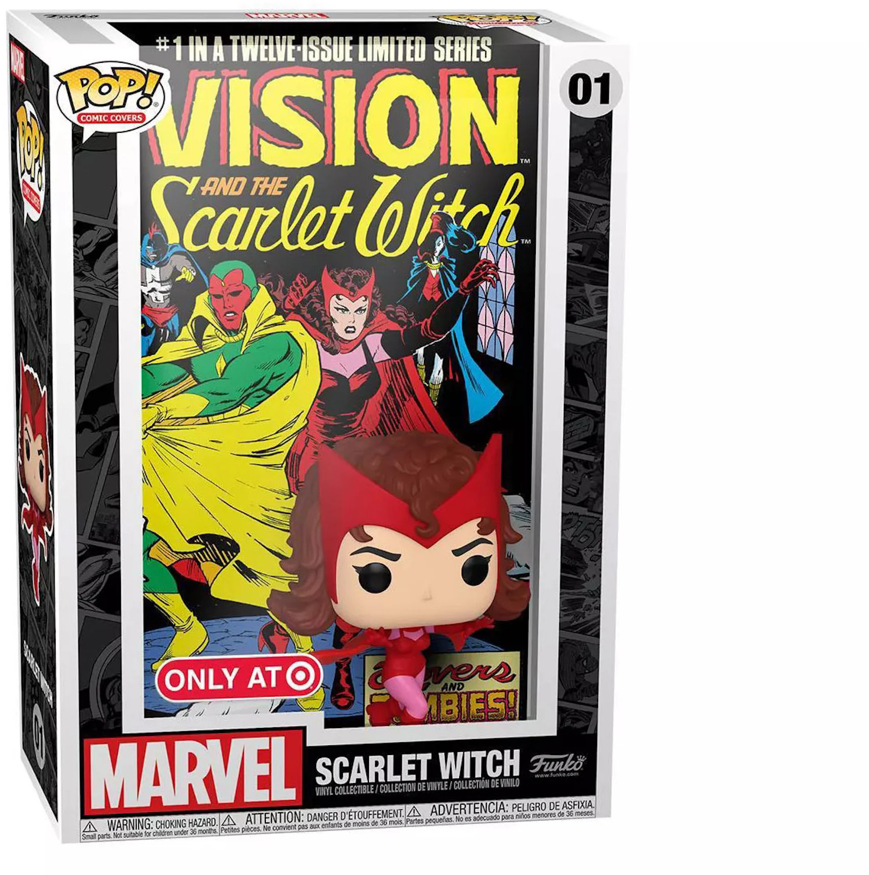 Funko Pop! Comic Covers Marvel Scarlet Witch Target Exclusive Figure #01 -  FW21 - US