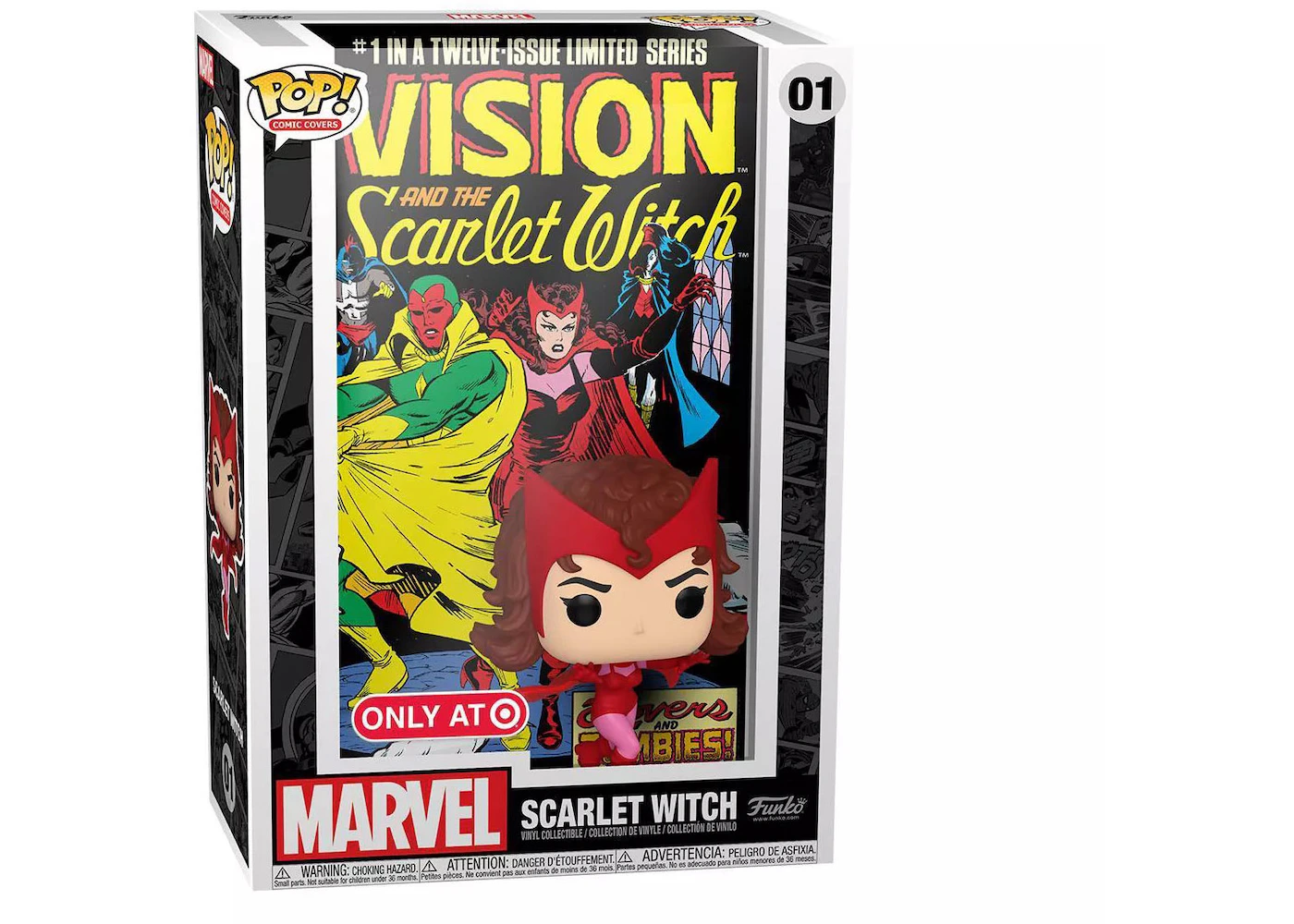 evolución Delgado Soplar Funko Pop! Comic Covers Marvel Scarlet Witch Target Exclusive Figure #01 -  FW21 - ES