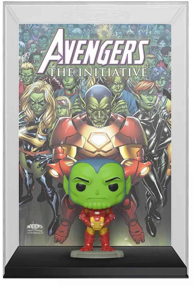 Funko Pop! Comic Covers Marvel Skrull as Iron Man 2023 Wondrous