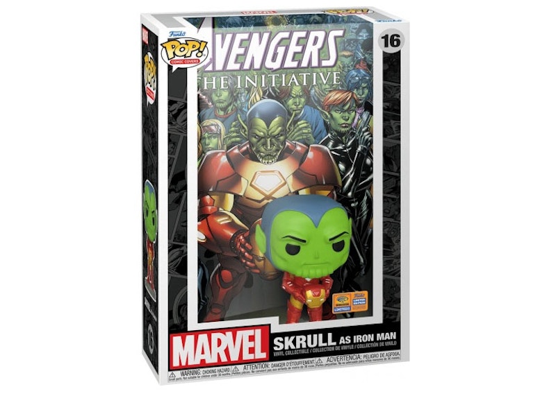 Funko Pop! Comic Covers Marvel Skrull as Iron Man WonderCon