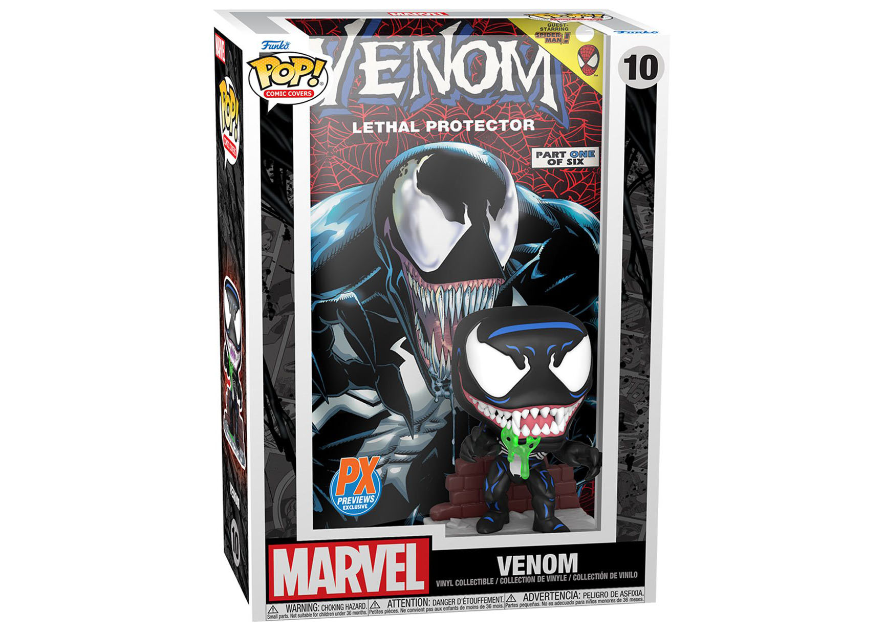 Funko Pop! Comic Covers Marvel Venom PX Previews Exclusive Figure 
