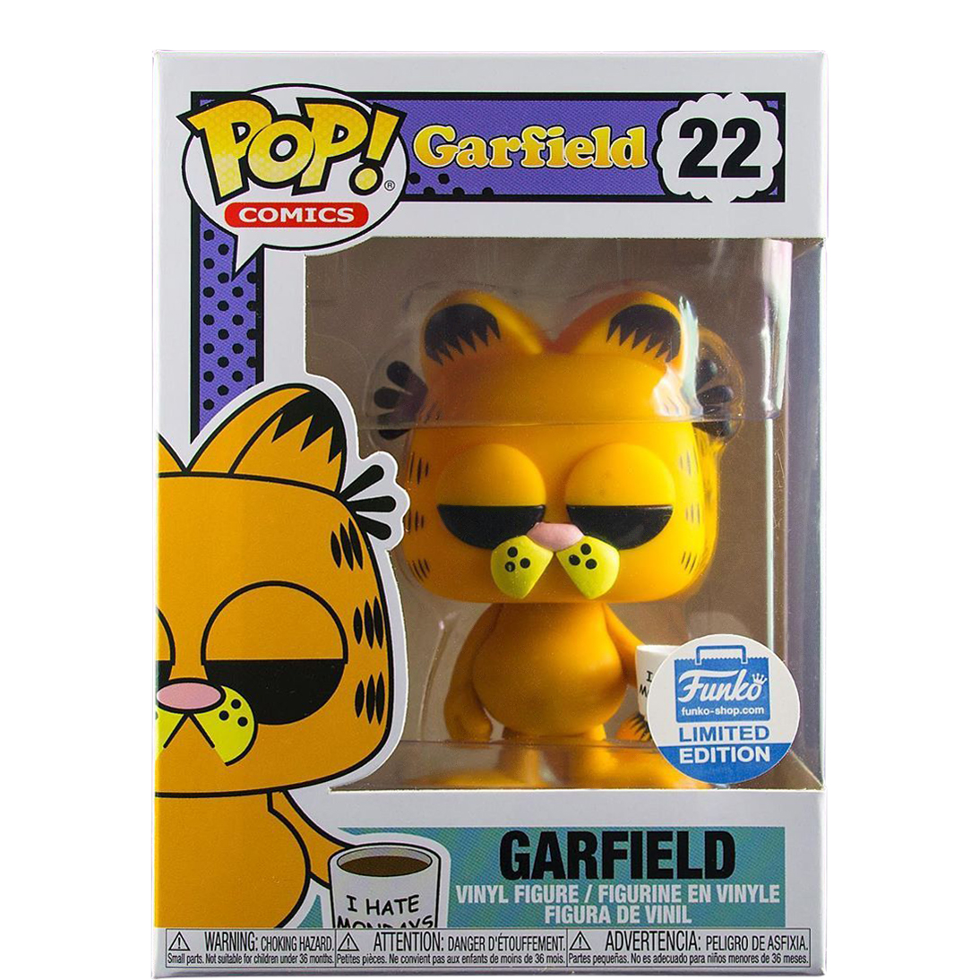 Funko Pop! Comics Garfield Funko Shop Edition Figure #22 - US