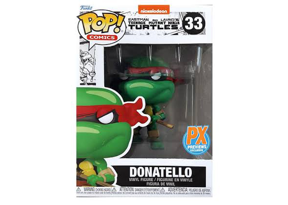 Funko Pop! Comics Teenage Mutant Ninja Turtles Donatello PX