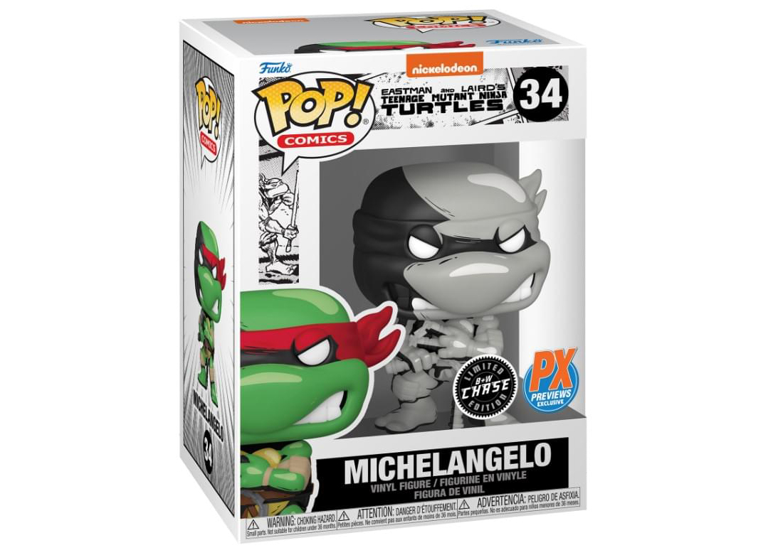 Funko Pop! Comics Teenage Mutant Ninja Turtles Michelangelo Chase