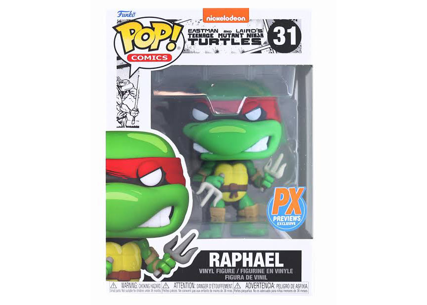 Funko Pop! Comics Teenage Mutant Ninja Turtles Raphael PX Previews