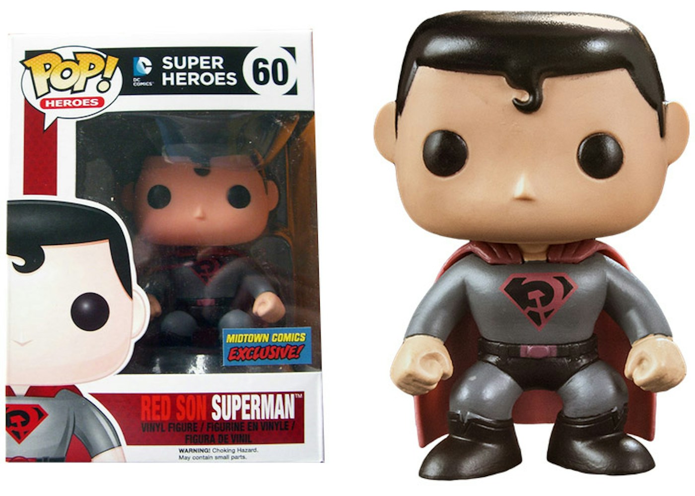 Funko Pop! DC Comics Superman (Red Son) Midtown Comics Exclusive Figure